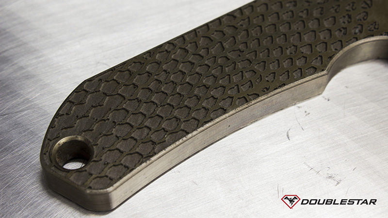 DoubleStar Corp Custom Snake Skin Knife Engraving